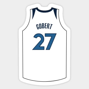 Rudy Gobert Minnesota Jersey Qiangy Sticker